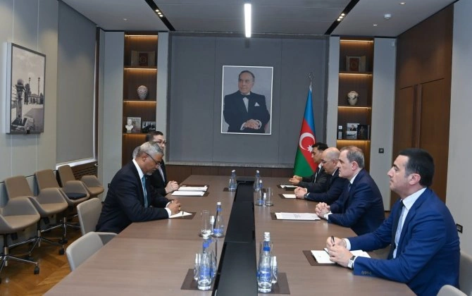 Ceyhun Bayramov Ümumdünya Gömrük Təşkilatının Baş katibi ilə görüşüb
