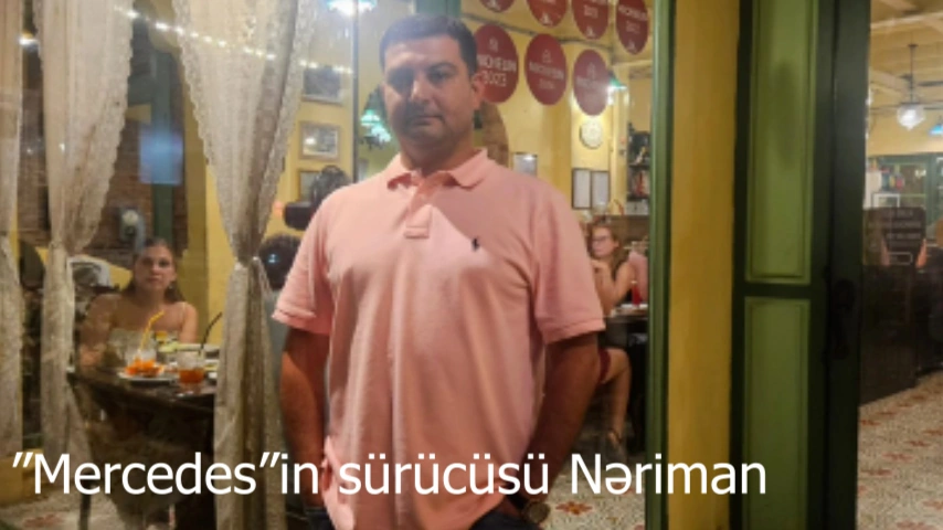 Sürücü şlaqbaumu sındırdı, yaşlı mühafizəçini döydü - VİDEO - FOTO