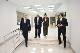 Prezident Milli Aviasiya Akademiyasında Beynəlxalq Təlim Mərkəzinin açılışında iştirak edib - FOTO