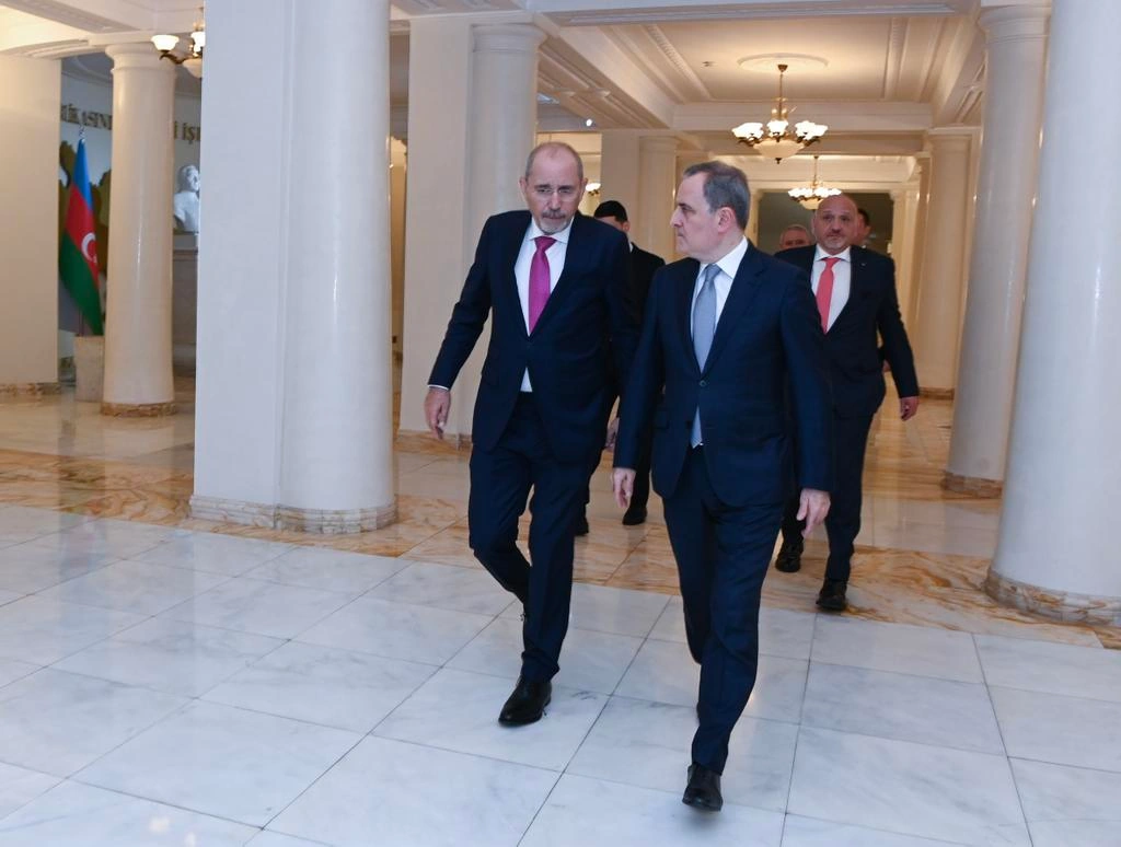 Azərbaycan və İordaniya XİN başçıları danışıqlar apardı - YENİLƏNİB + FOTO