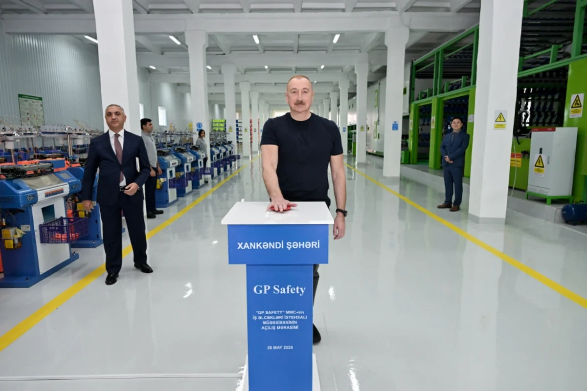 Xankəndidə iş əlcəkləri istehsalı müəssisəsinin açılışı oldu - FOTO
