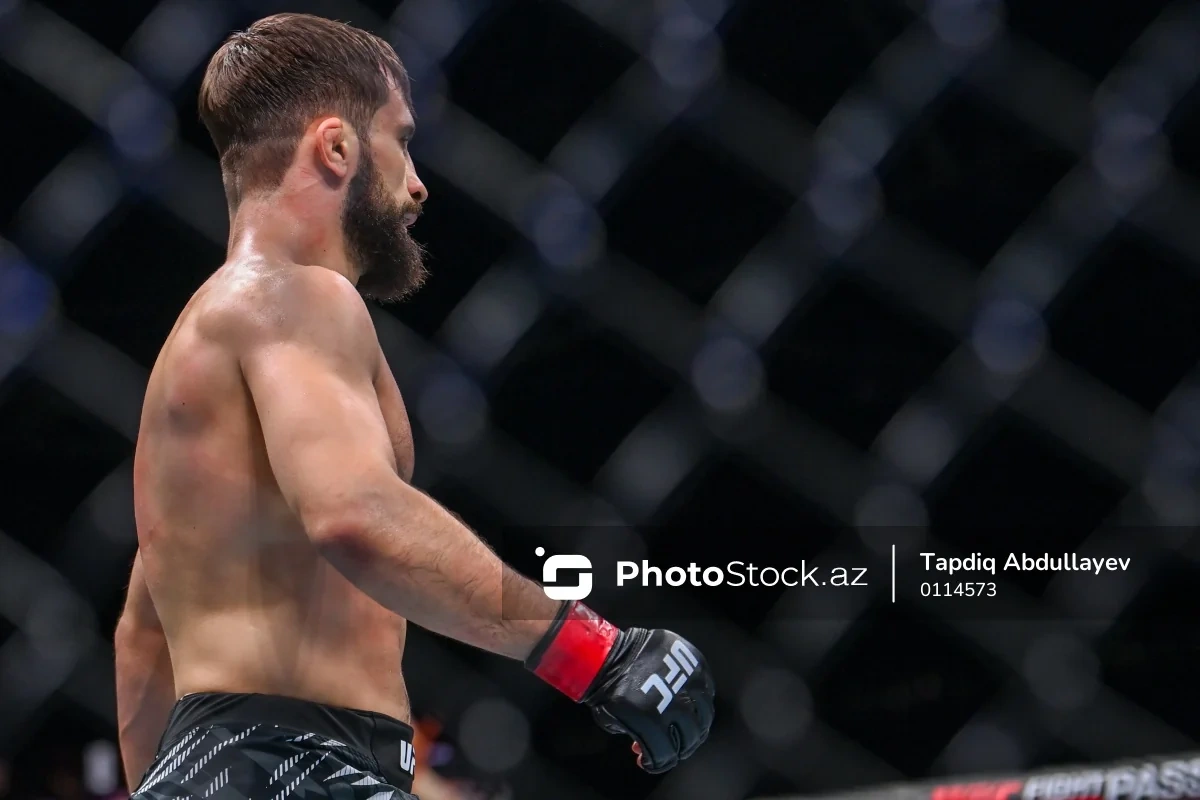 "UFC Fight Night Baku": Nazim Sadıxov ilk raundda nokaut oldu