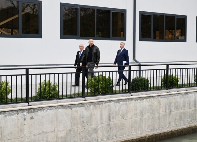 İlham Əliyev Ağdərə rayonunda "Qozlukörpü" Su Elektrik Stansiyasının açılışında iştirak edib - YENİLƏNİB