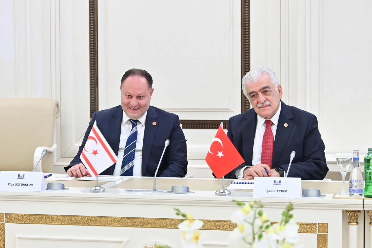 Sahibə Qafarova Azərbaycan, Türkiyə və Şimali Kipr parlamentlərinin dostluq qruplarının 3-cü görüşünün iştirakçıları ilə görüşüb - FOTO