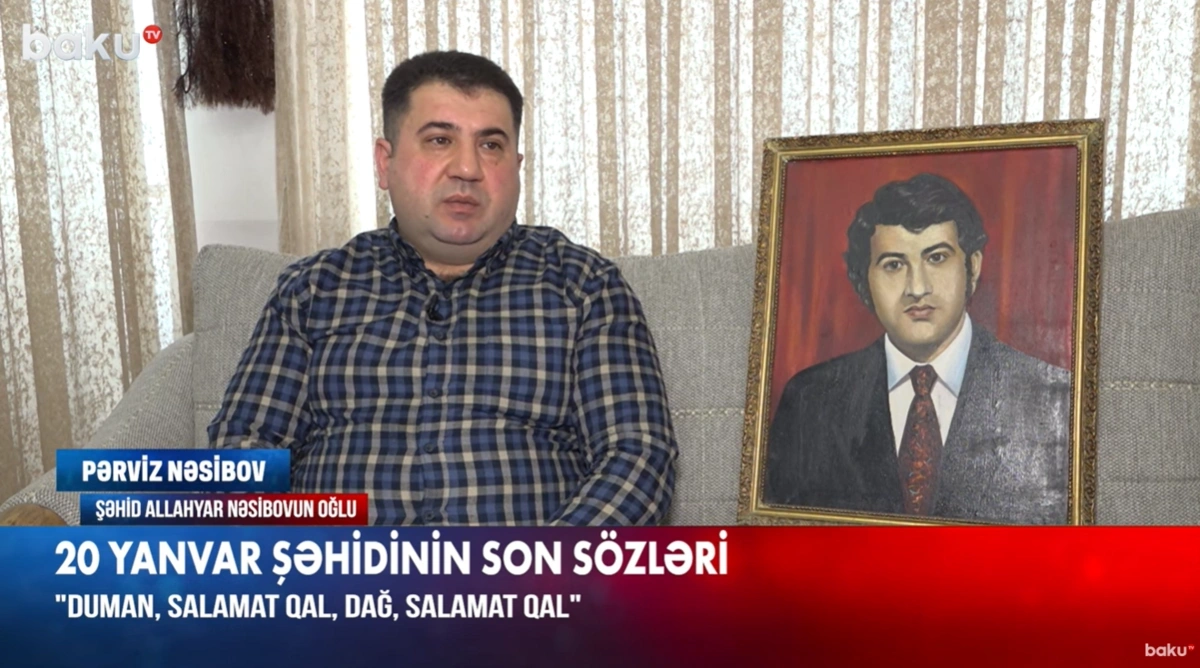 20 Yanvar şəhidinin oğlu: "Atam hiss edirdi ki, bu gün nəsə baş verəcək" - VİDEO