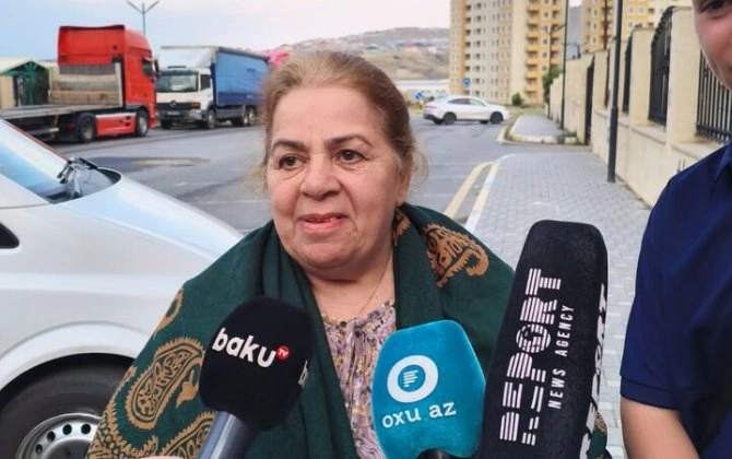 Şuşaya qayıdan şəhid qızı: "Şükür Allaha, bu günləri görmək bizə qismət oldu"
