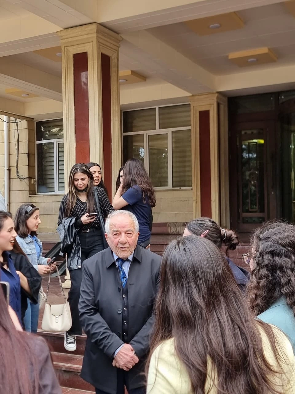 Seyran Səxavət Bakı Dövlət Universitetində tələbələrlə görüşüb - FOTOLAR
