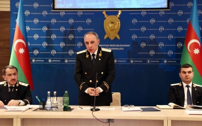 Baş prokuror yanında Korrupsiyaya qarşı Mübarizə Baş İdarəsində müşavirə keçirildi - FOTO