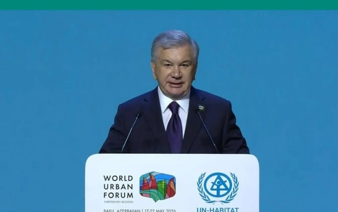 Mirziyoyev WUF13-ün qüsursuz təşkilinə görə İlham Əliyevə TƏŞƏKKÜR ETDİ