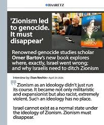 "Sionizm məhv olmalıdır ki, İsrail qalsın..."- Məşhur Yəhudi tarixçi- "Haaretz"