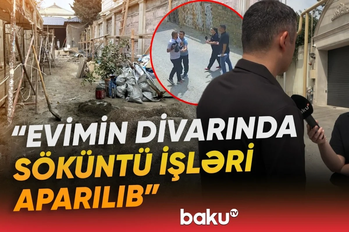 Yol zəbt olunub, yoxsa evin sərhədidir? - VİDEO
