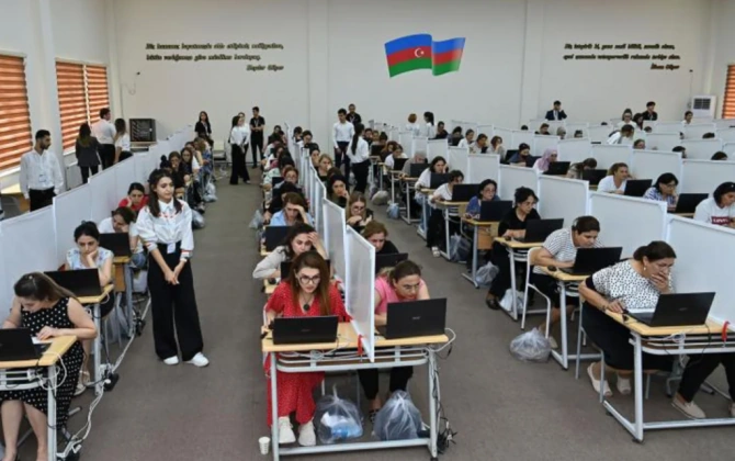 Sertifikasiya imtahanlarında 4 fənn üzrə 5 texniki səhv aşkarlanıb