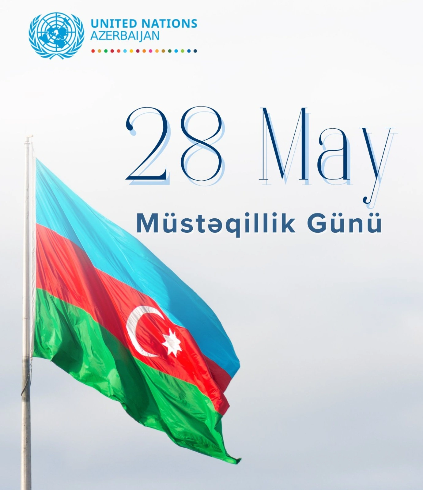 BMT Azərbaycanı 28 May – Müstəqillik Günü münasibətilə təbrik etdi