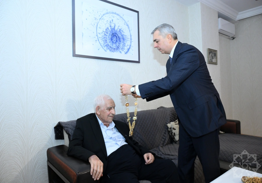 Nəriman Həsənzadəyə “Heydər Əliyev” ordeni təqdim edildi - FOTOLAR