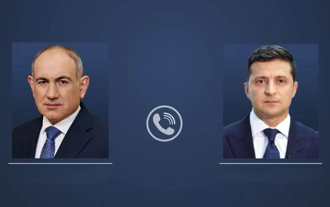 Paşinyan və Zelenski regiondakı vəziyyəti müzakirə ediblər