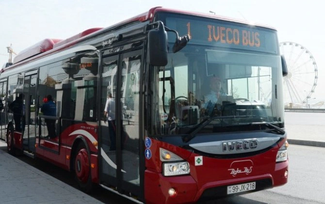 Bakıda 9 marşrut üzrə avtobusların hərəkət sxemi müvəqqəti dəyişdirilir