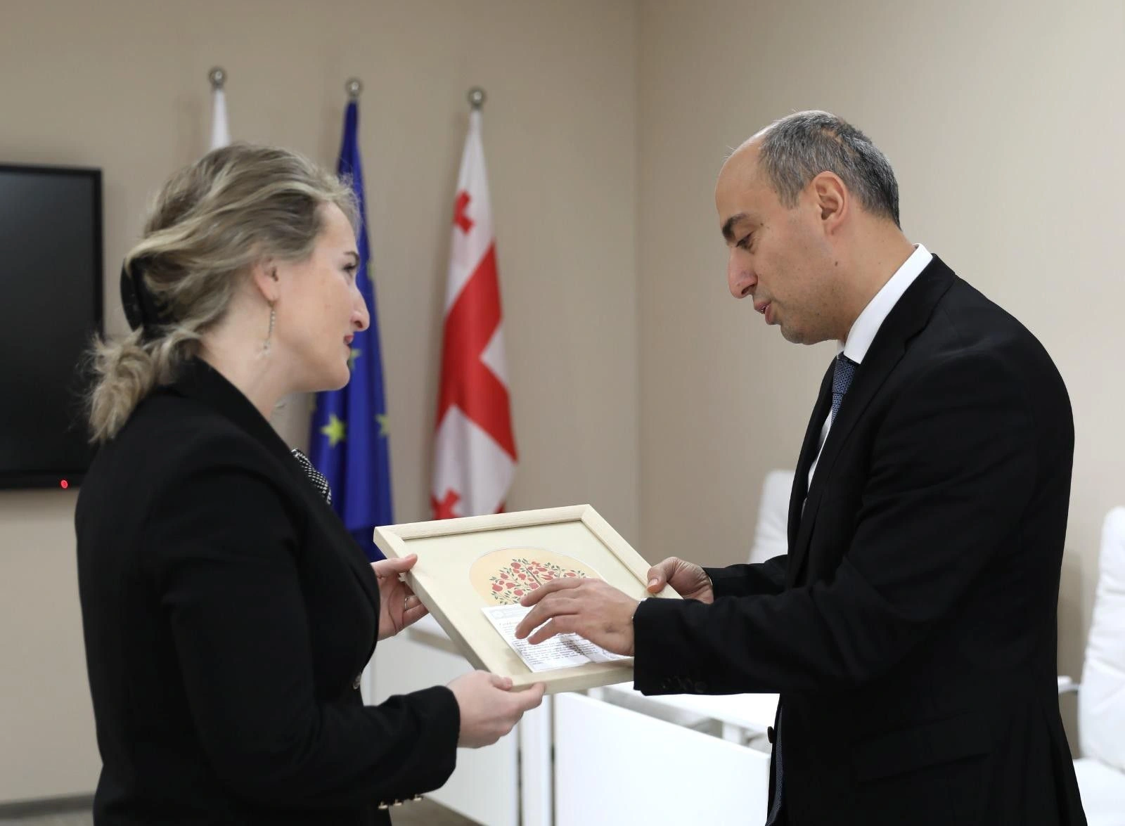 Emin Əmrullayev Gürcüstanın aparıcı ali təhsil müəssisələrinə səfər etdi - FOTO