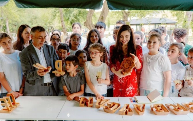 Leyla Əliyeva Qəbələdə fərdi sərginin açılışında və ağacəkmə aksiyasında iştirak edib - FOTO