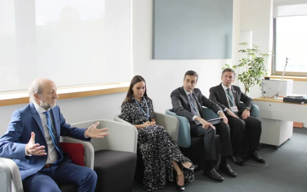 Leyla Əliyeva Almaniyada UNFCCC-in icraçı katibi ilə görüşdü - FOTO