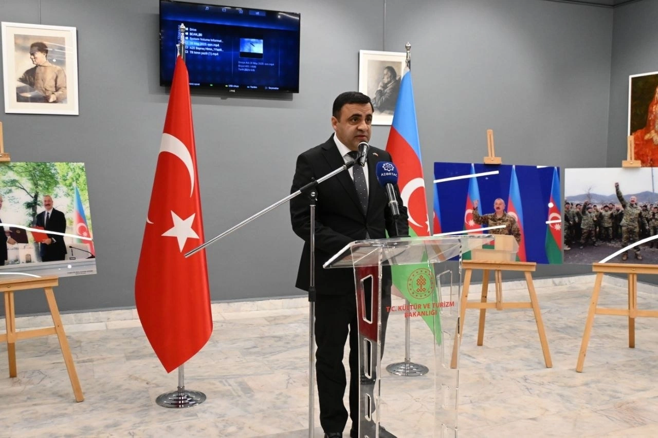 Ankara Rəsm və Heykəllər Muzeyində azərbaycanlı rəssamların sərgisinin açılışı olub - FOTO