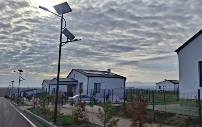 Azad edilmiş ərazilərdə 7 mindən artıq LED işıqlandırma qurğusu quraşdırılıb - FOTO