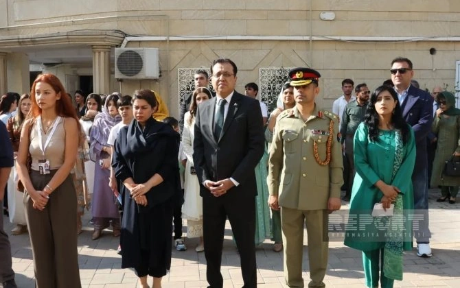 Pakistanın Azərbaycandakı səfirliyində ölkənin müstəqilliyinin 79-cu ildönümü qeyd edilib - FOTO