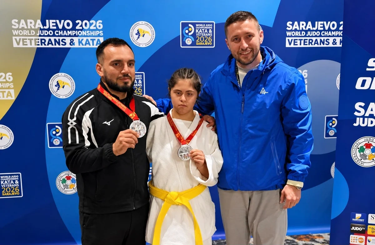 Azərbaycan cüdoçuları Xüsusi Olimpiya Açıq Turnirində 5 medal qazanıblar - FOTOLAR