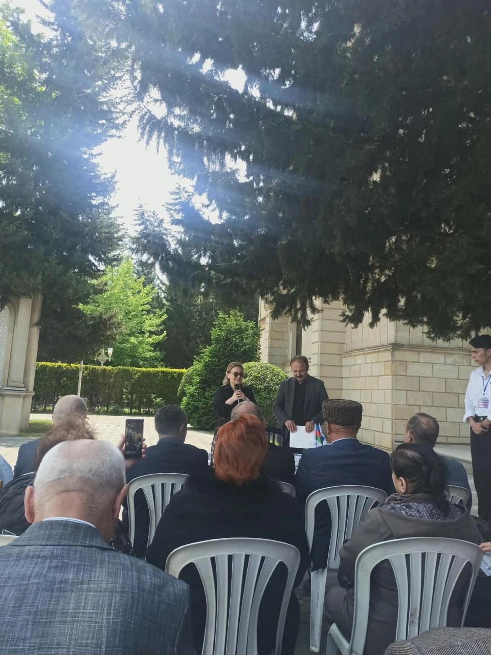 Masallı Kitab Festivalında Əkbər Qoşalının “Seçilmiş əsərləri”nin I cildinin imza mərasimi keçirilib - FOTO