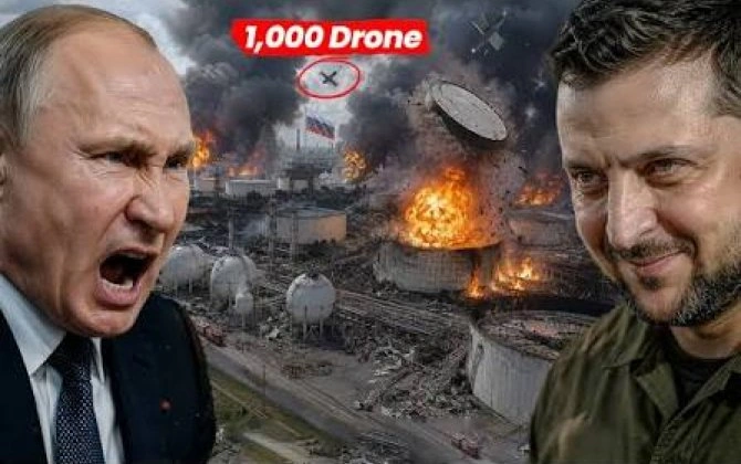 Bu gecə Rostovda 20-dən çox partlayış oldu: Zelenski hər gün Rusiyaya azı 1000 dron atılmasını əmr etdi!...+VİDEO