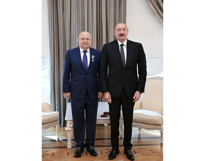 Prezident Qurban Qurbanova “Dostluq” ordenini təqdim etdi - FOTOLAR