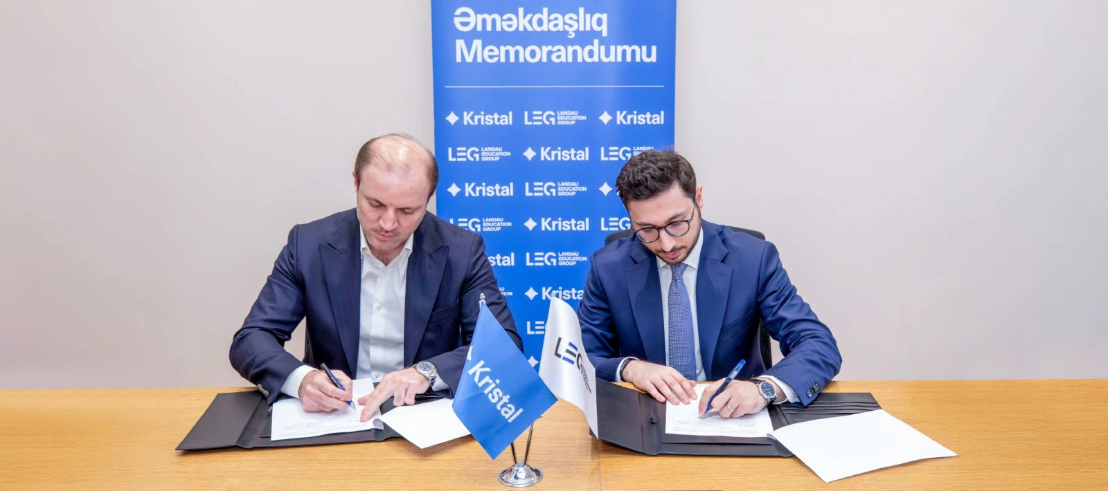 “Kristal” və “Landau Education Group” arasında əməkdaşlıq memorandumu imzalanıb - FOTO/VİDEO