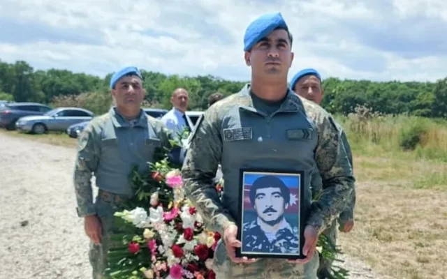 İtkin şəhidimiz Xaçmazda dəfn edildi - FOTO