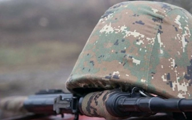 Ermənistan ordusunun hərbi qulluqçusu ölüb