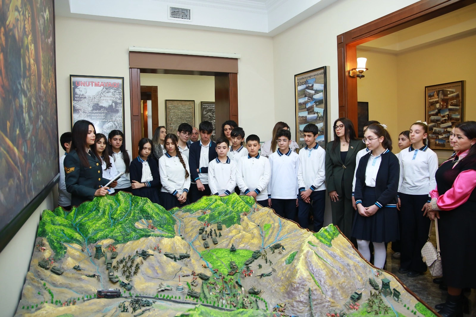 Hərbi Prokurorluqdakı Soyqırımı Memorial Muzeyi ziyarət edildi - FOTO