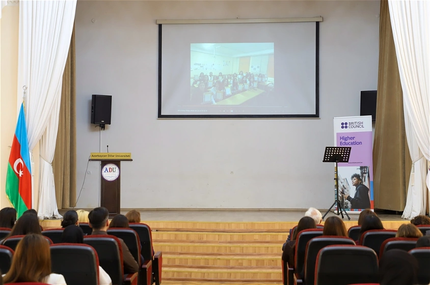 ADU-da “Gələcəyin İngilis Dili (Future English)” layihəsinin yekunlarına həsr olunmuş tədbir keçirilib - FOTO