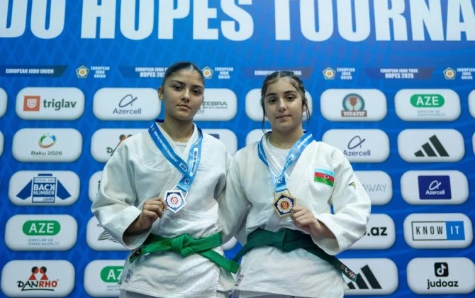 Avropa Cüdo Ümidləri Turnirində U-14 yaş kateqoriyasında ilk mükafatçılar müəyyənləşdi - FOTO