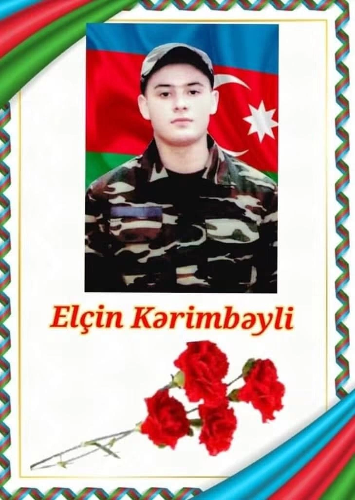 Şəhid Elçin Kərimbəylinin xatirəsi yad edilib - FOTOLAR