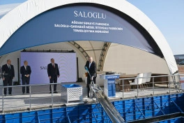 Prezident Ağdam Sənaye Parkında “Saloğlu Qarabağ” MMC-nin istehsal müəssisəsinin təməlini qoyub