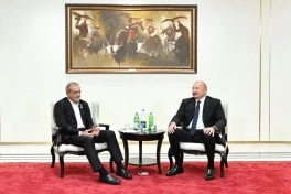 Bişkekdə Azərbaycan və İran prezidentlərinin görüşü olub - FOTO - YENİLƏNİB