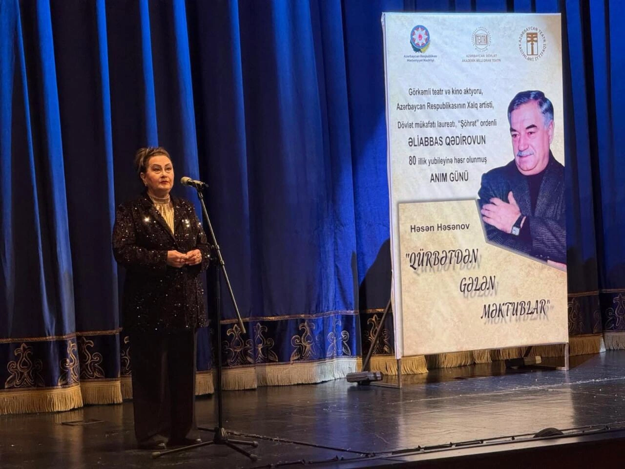 Xalq artisti Əliabbas Qədirovun 80 illik yubileyi münasibətilə anım tədbiri keçirilib - FOTO