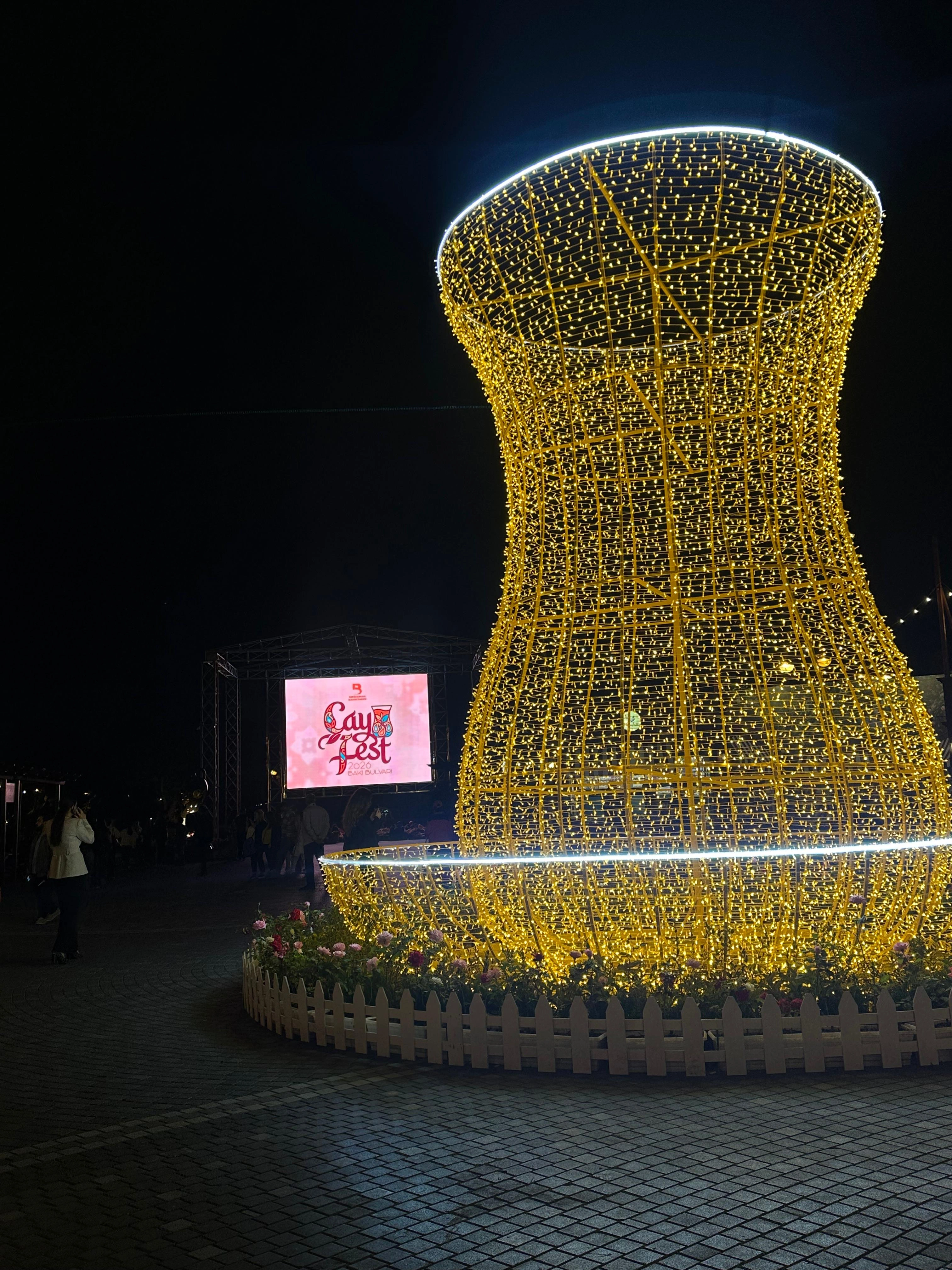 Bakı bulvarında Çay Festivalı keçirilir - FOTO