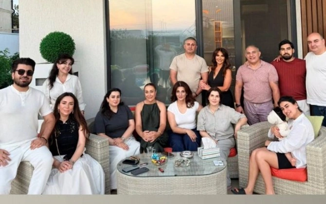 Ədalət Şükürov bağında qonaqlıq verdi - FOTO