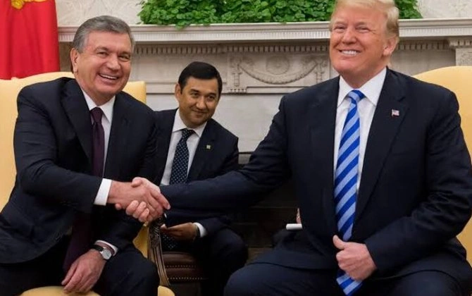 Mirziyoyev və Tramp ikitərəfli münasibətləri müzakirə ediblər