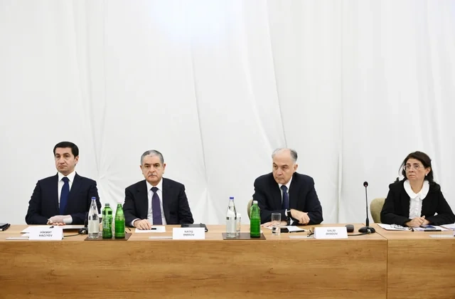 Samir Nuriyev Xocavənddə iclas keçirdi - FOTOLAR