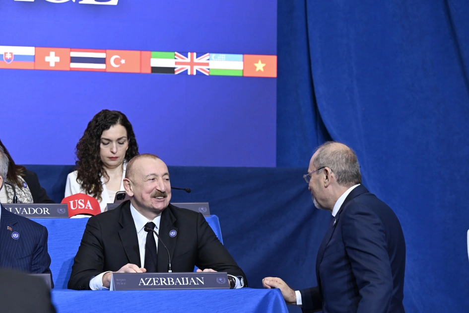 Prezident İlham Əliyev Vaşinqtonda Sülh Şurasının ilk iclasında iştirak edib - FOTO - YENİLƏNİB