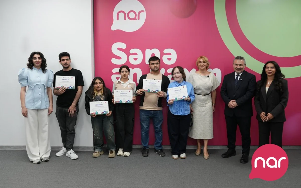 "Nar" WUF 13 çərçivəsində inklüziv təcrübə proqramı iştirakçılarını təltif edib - FOTO