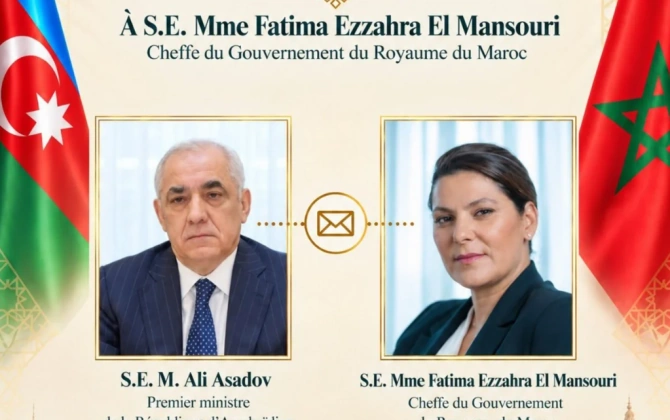 Əli Əsədov Mərakeşin hökumət başçısı təyin olunması münasibətilə Fatimə Əl-Mənsurini təbrik edib - FOTO