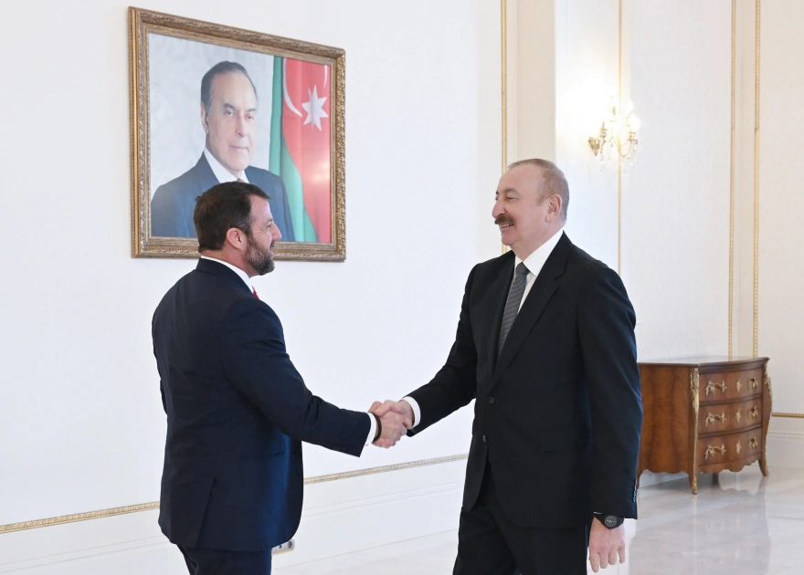 İlham Əliyev ABŞ nümayəndə heyətini qəbul etdi - FOTOLAR