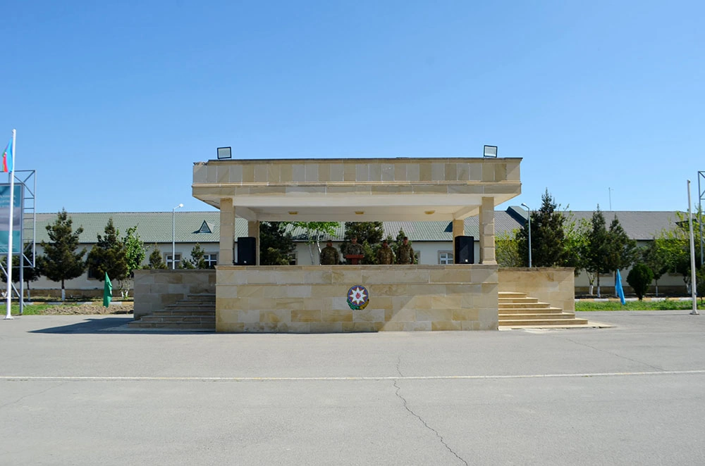 Hərbi vəzifəlilərlə təlim toplanışı başlayıb - FOTO