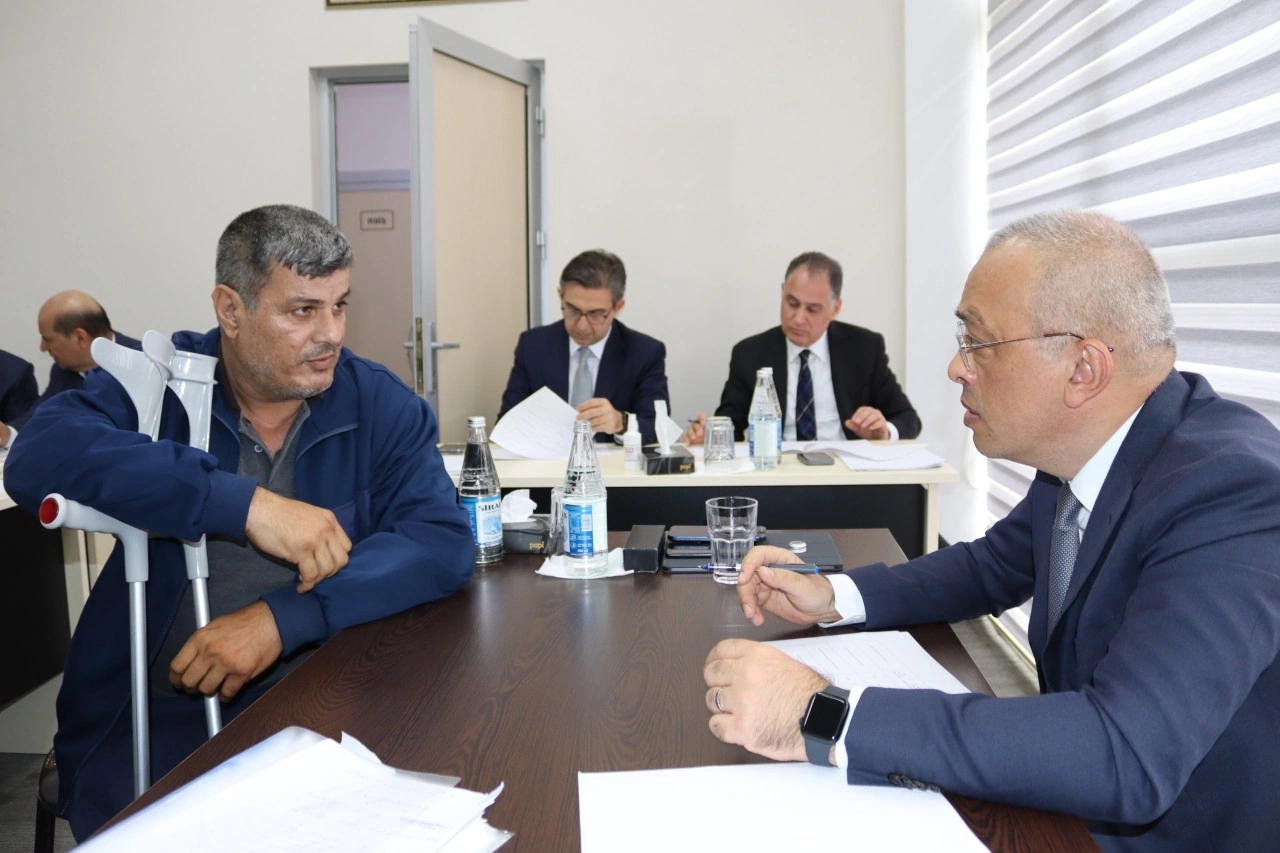 Agentlik sədri Naftalanda vətəndaşlarla görüşüb - FOTOLAR